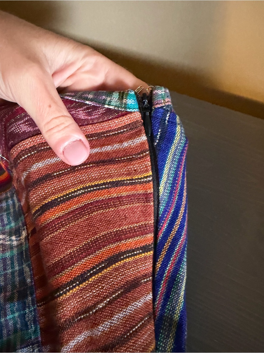 Kashken Boho Patchwork Cotton Maxi Skirt - Picture 6 of 9